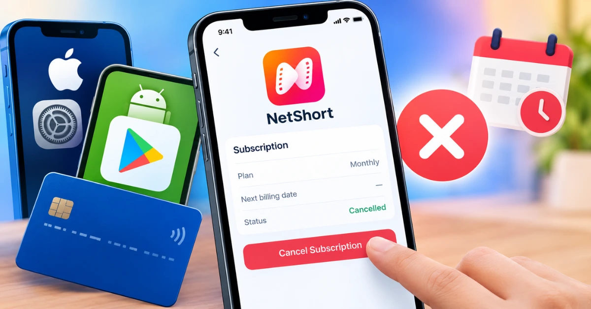 How to cancel a NetShort subscription on iPhone and Android